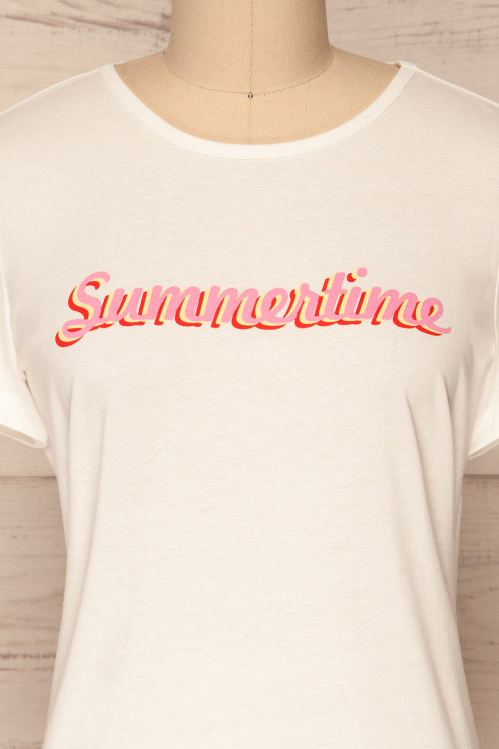 Caranqui "Summertime" White T-Shirt | La Petite Garçonne 2