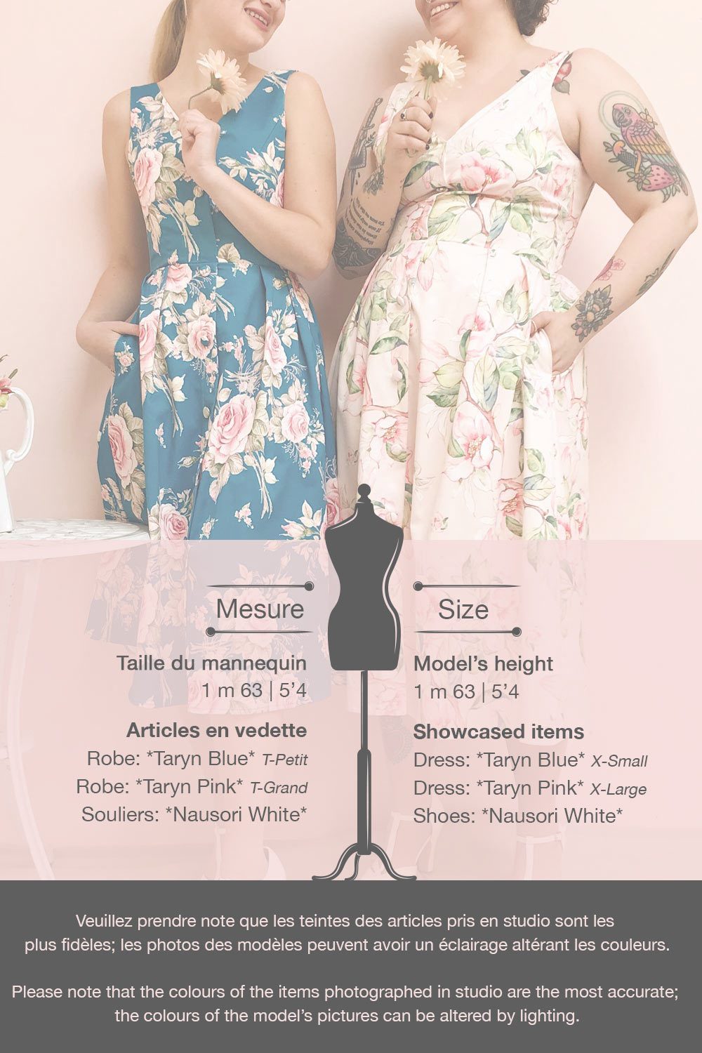 Taryn Pink Floral Print A-Line Midi Dress | Boutique 1861 template