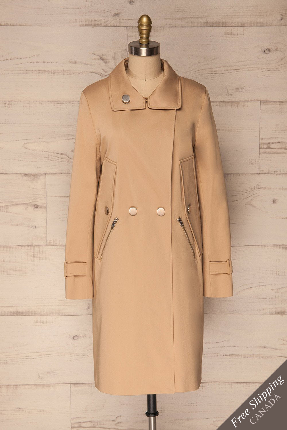 Chainca Beige Trench Coat | La Petite Garçonne