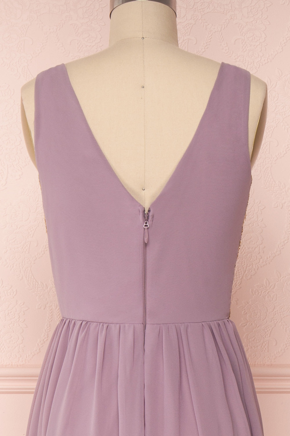 Chalva Mauve | Chiffon Gown