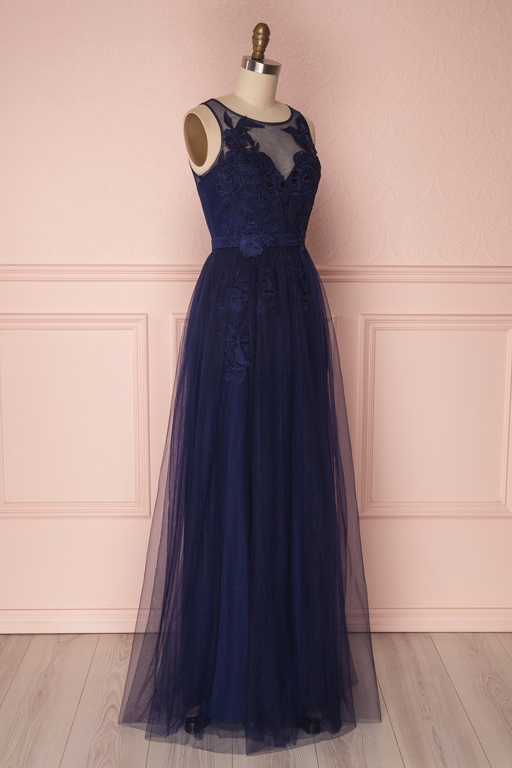 Claudina | Robe en Tulle Bleu