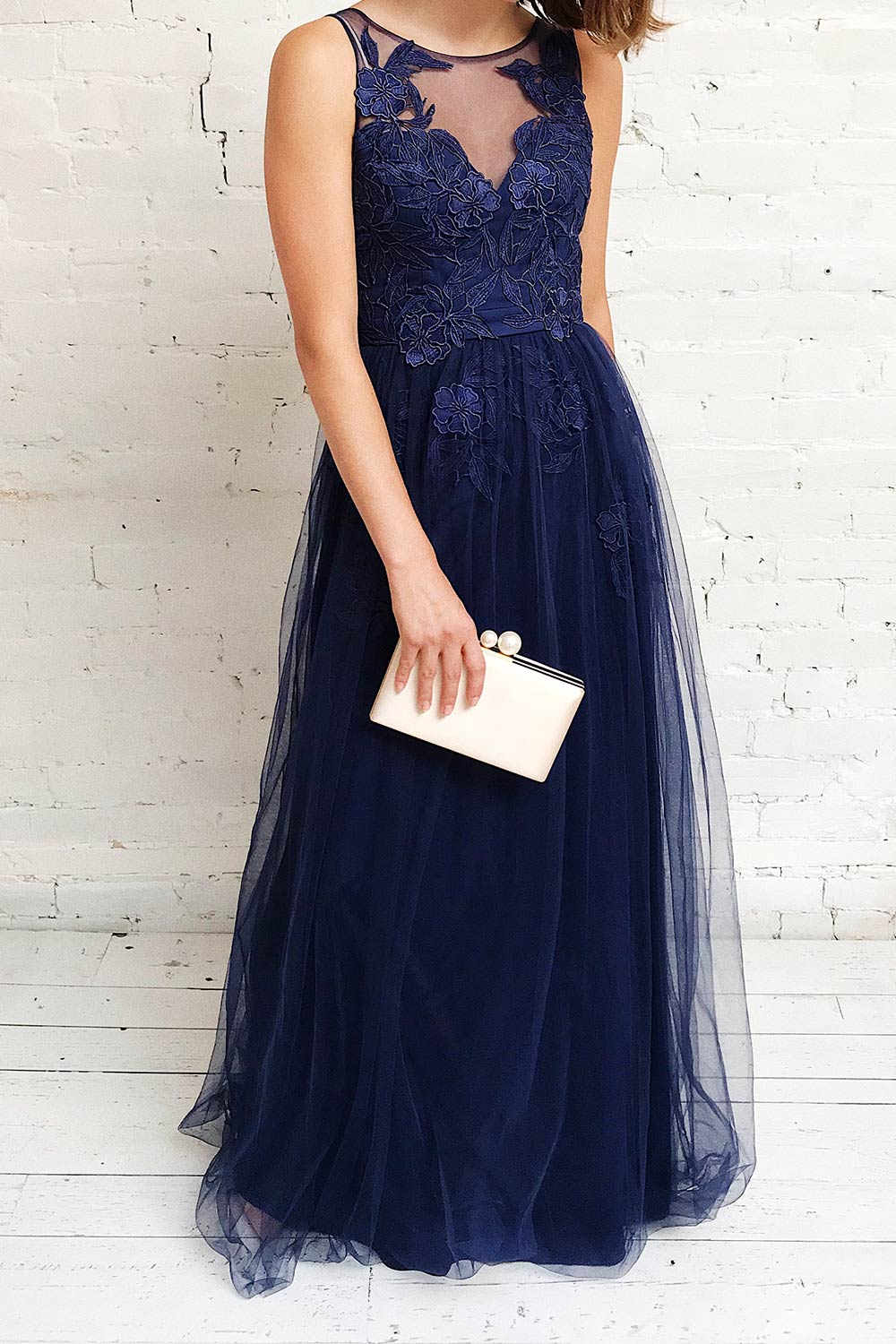 Claudina | Robe en Tulle Bleu