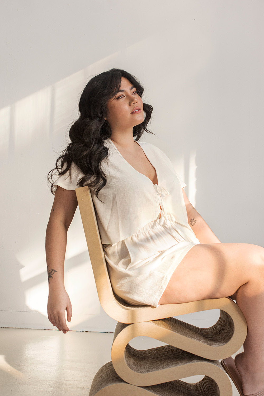 CANTES BLANC/WHITE on model