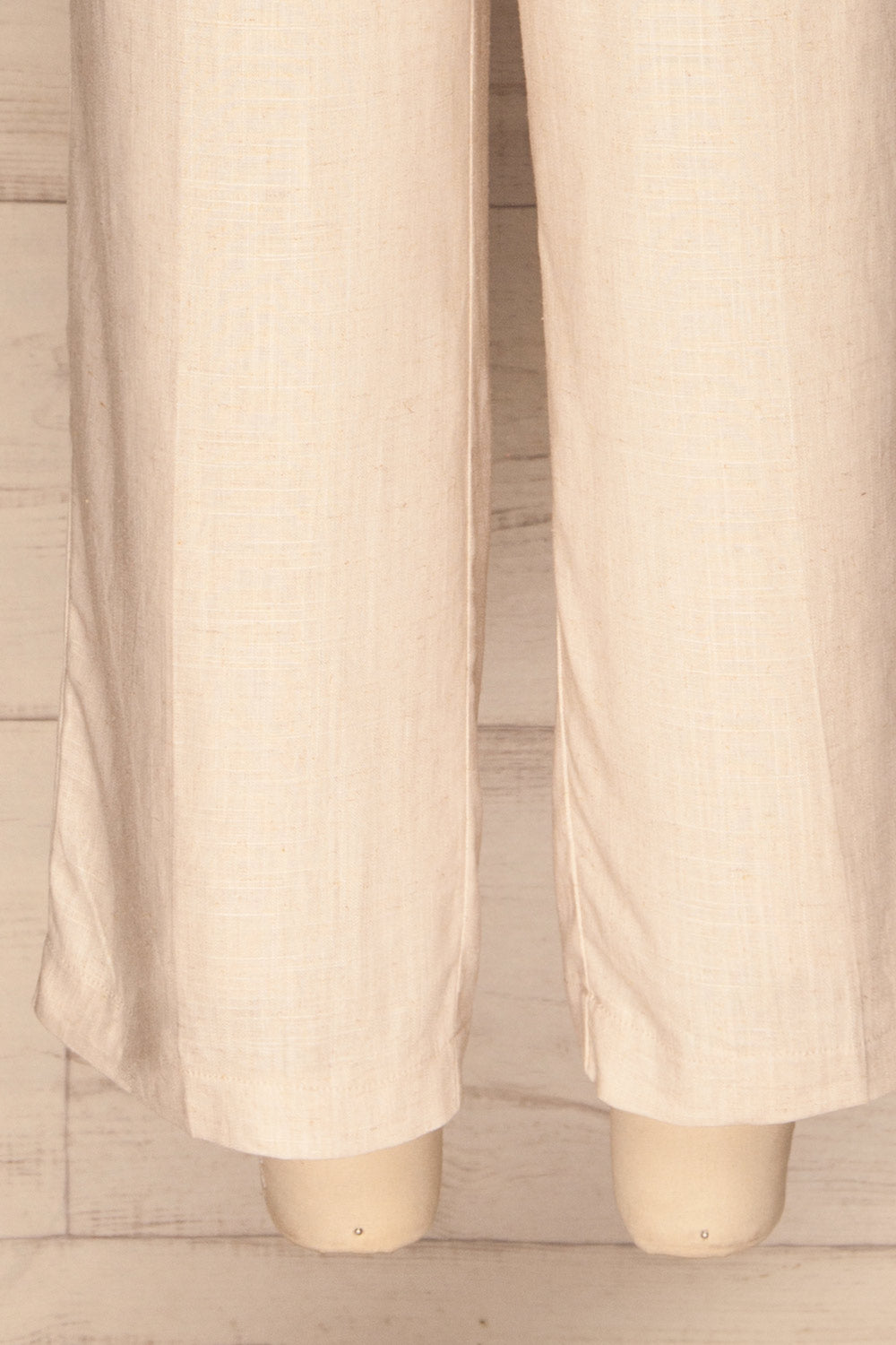 Corato Beige High Waist Wide Leg Pants | La petite garçonne bottom