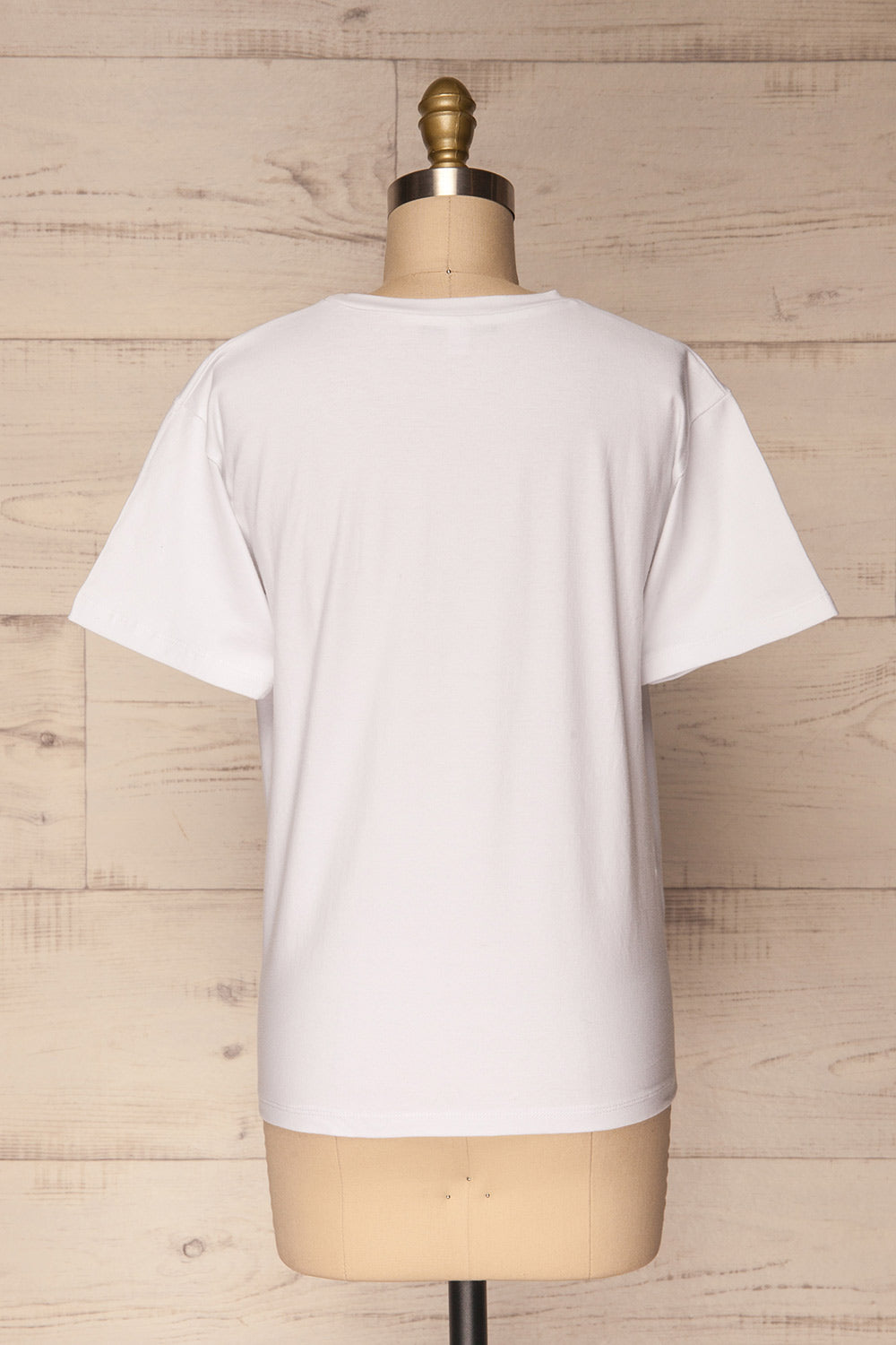 Corinthe White Short Sleeved T-Shirt | La Petite Garçonne 6