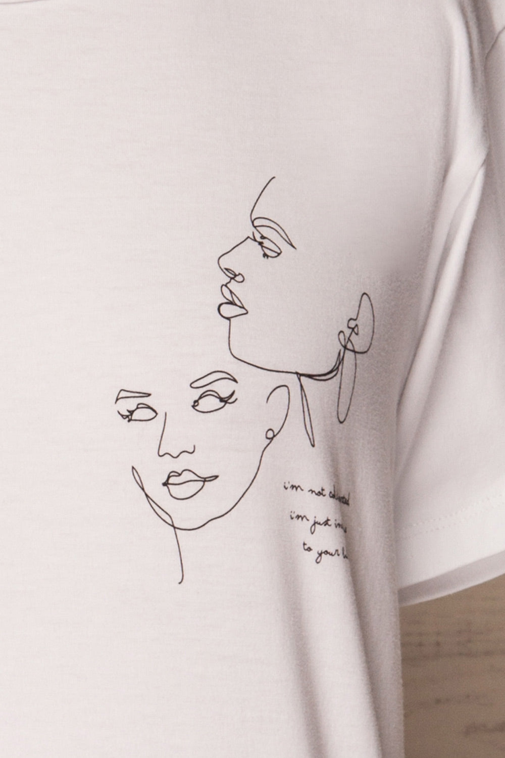 Corinthe White Short Sleeved T-Shirt | La Petite Garçonne 2