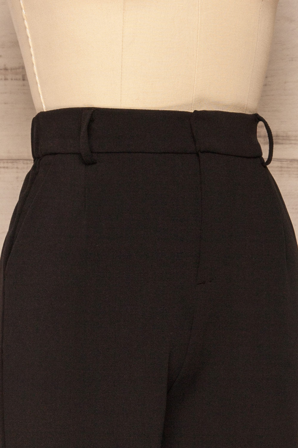 Cromarty Black Straight Leg Pants | La Petite Garçonne 4