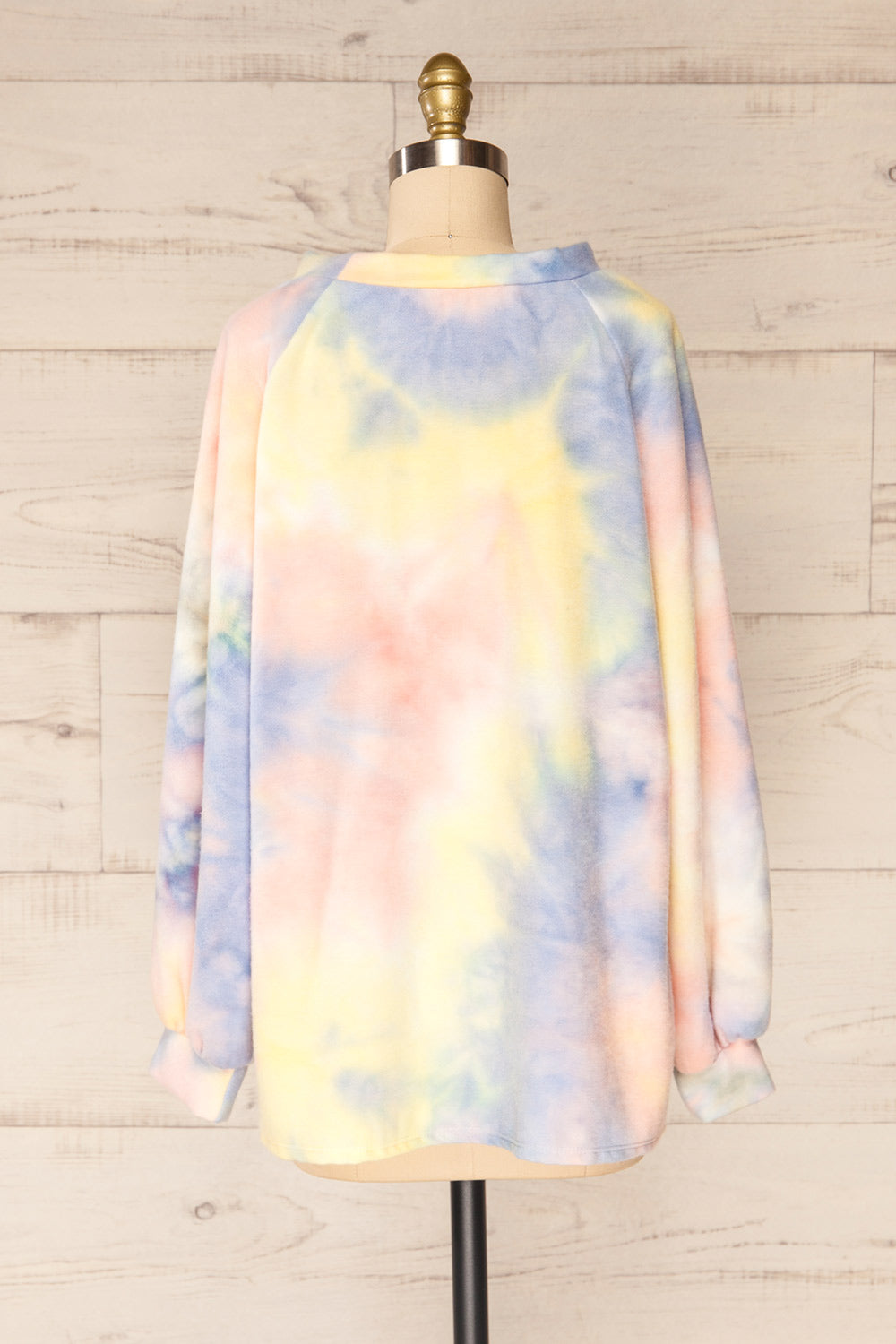 Davas Tie Dye Knitted Sweatshirt | La petite garçonne back view