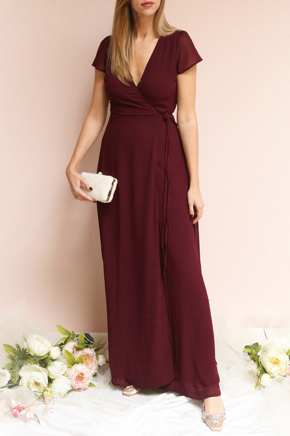 Debbie Taupe | Robe Portefeuille