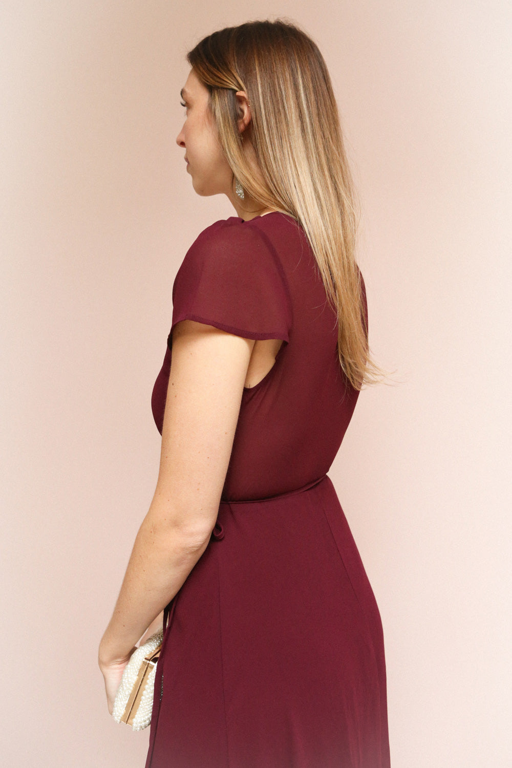 Debbie Noire | Black Wrap Dress