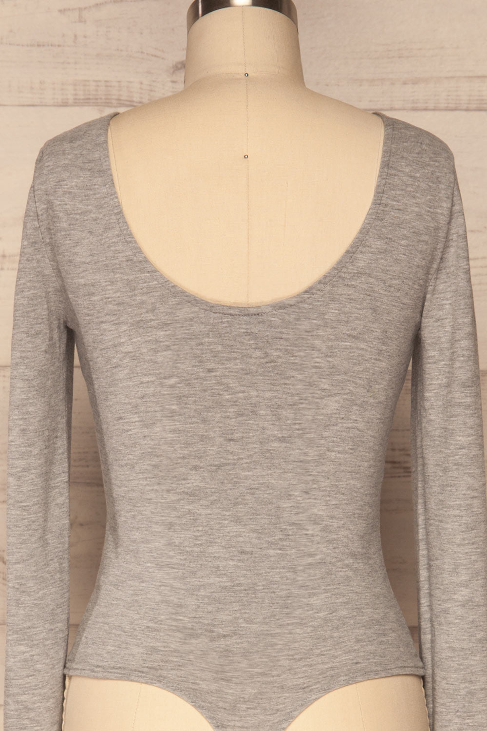 Dellerud Grey Long Sleeved Bodysuit | La Petite Garçonne 6