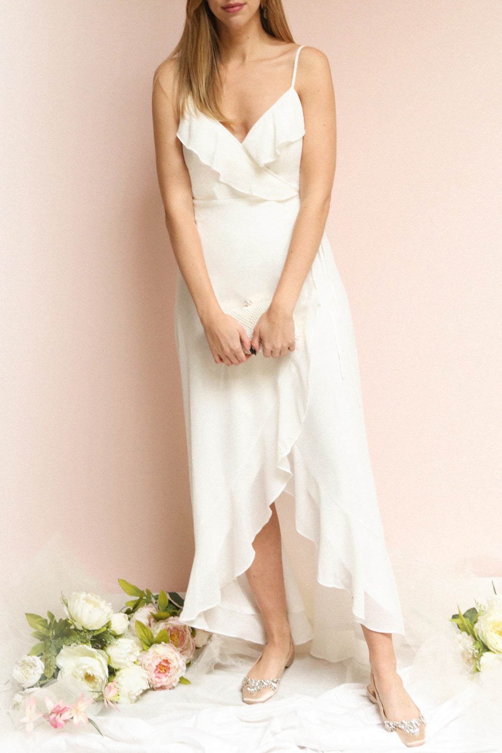 Destry Ivoire | Robe Portefeuille