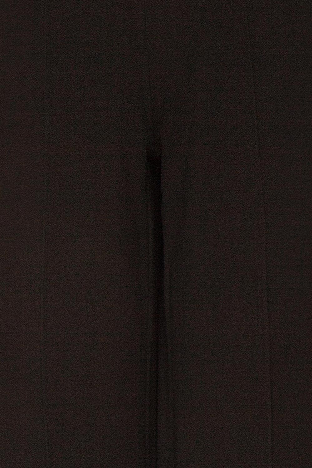 Devesa Black Wide Leg Pants w/ Pockets | La petite garçonne fabric