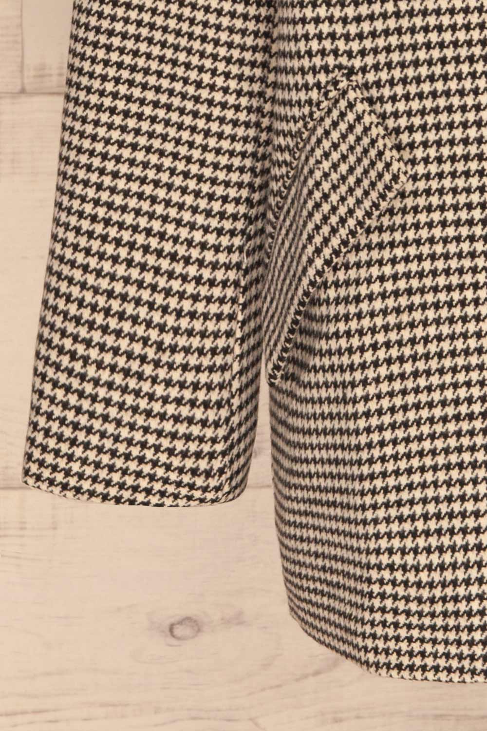 Drawno Black & White Houndstooth Blazer | La petite garçonne bottom
