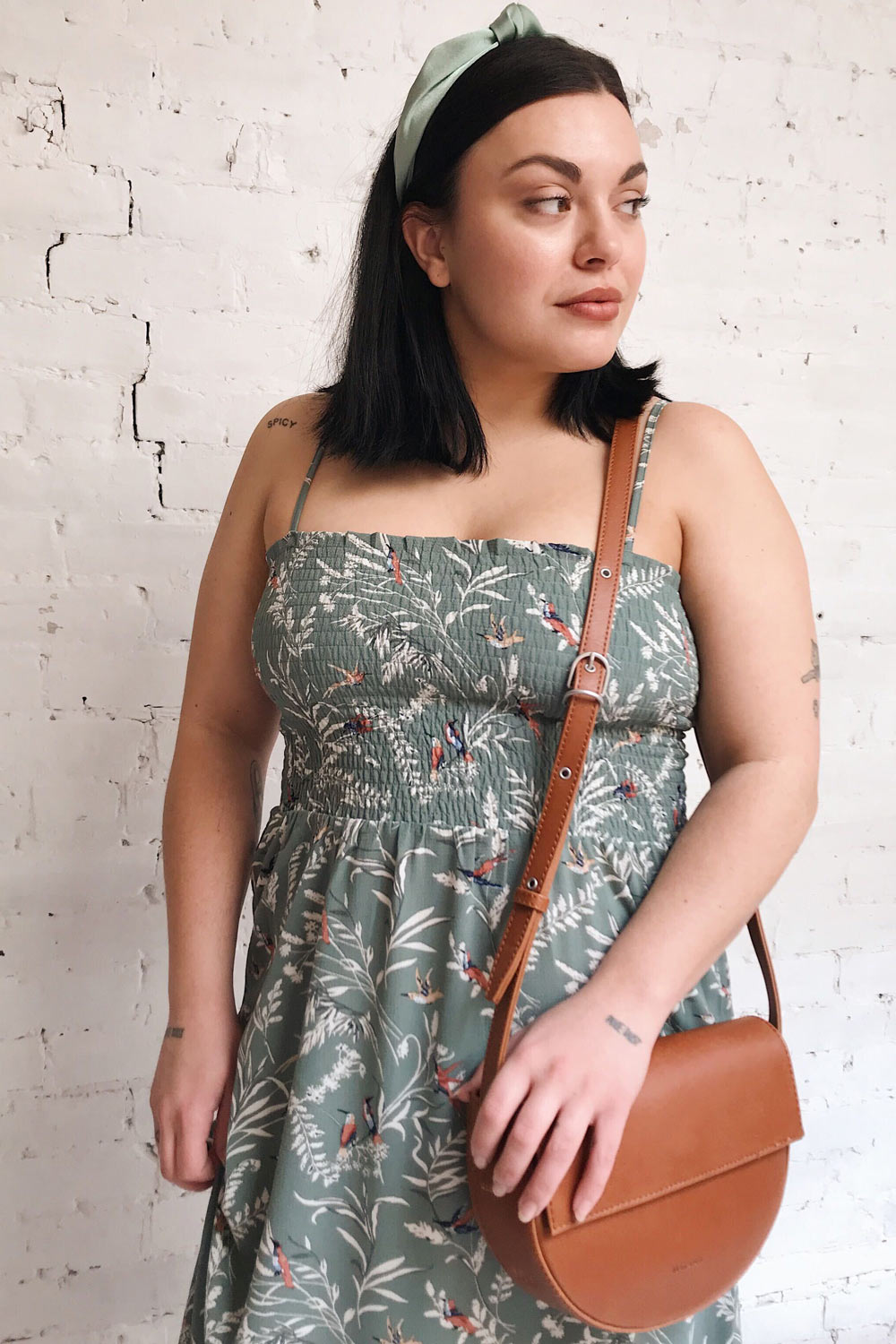 Aguacillas Blue Patterned Maxi Dress | La petite garçonne on model