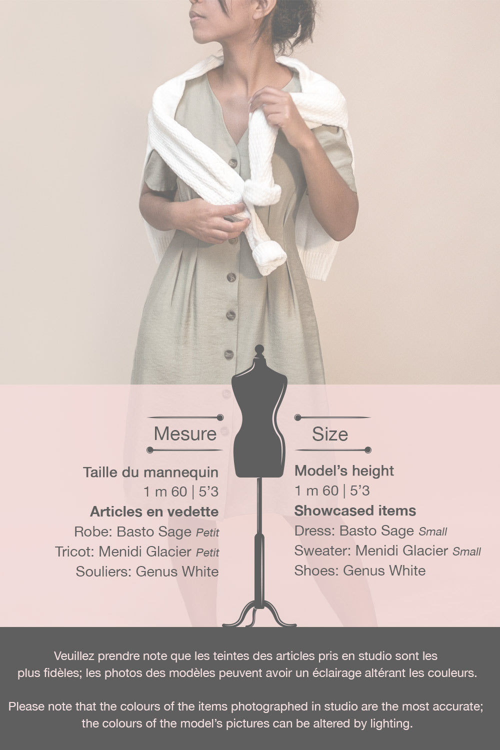 Basto White Button-Up Fitted Summer Dress | La Petite Garçonne 9