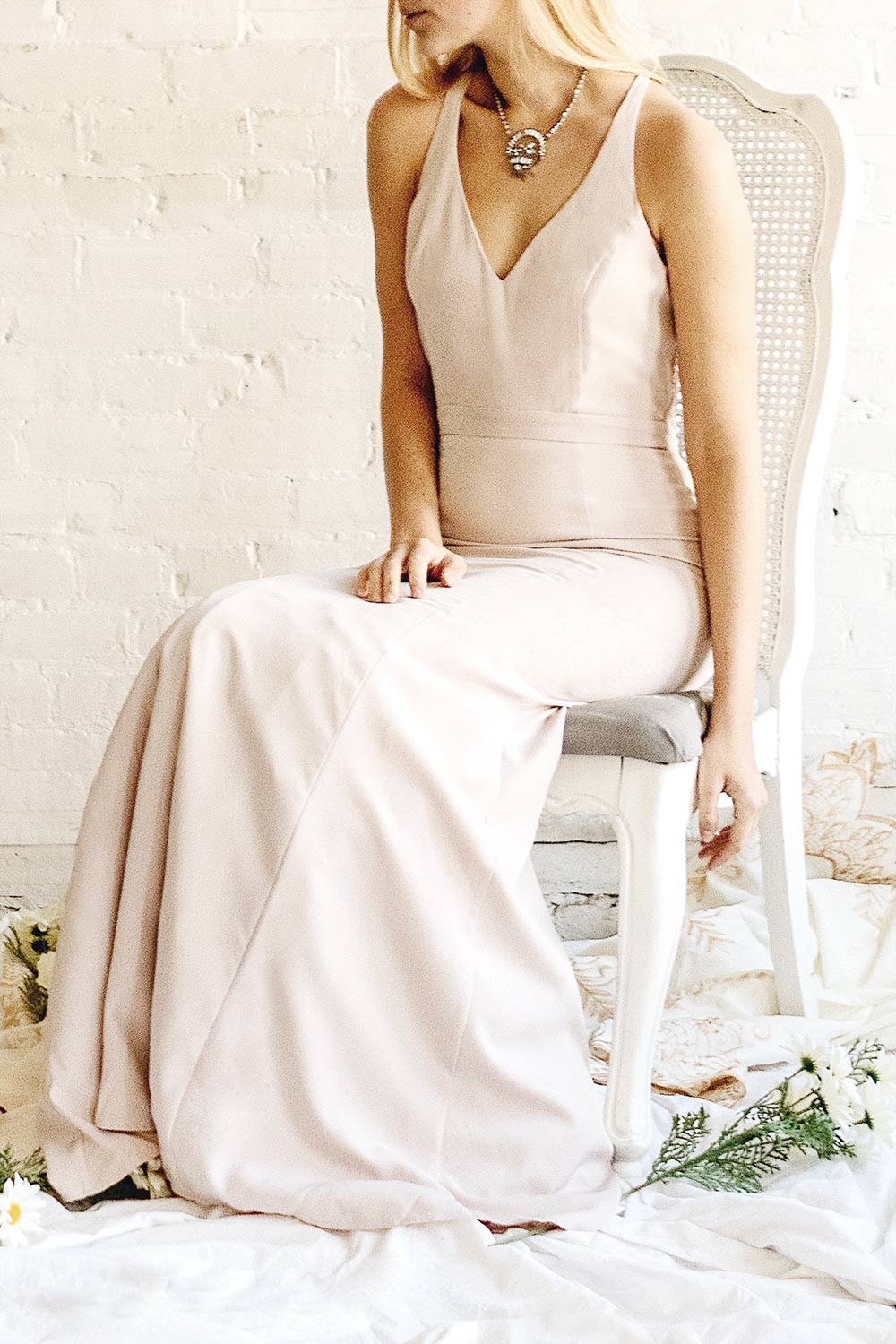 Ovasta Taupe | Mermaid Dress