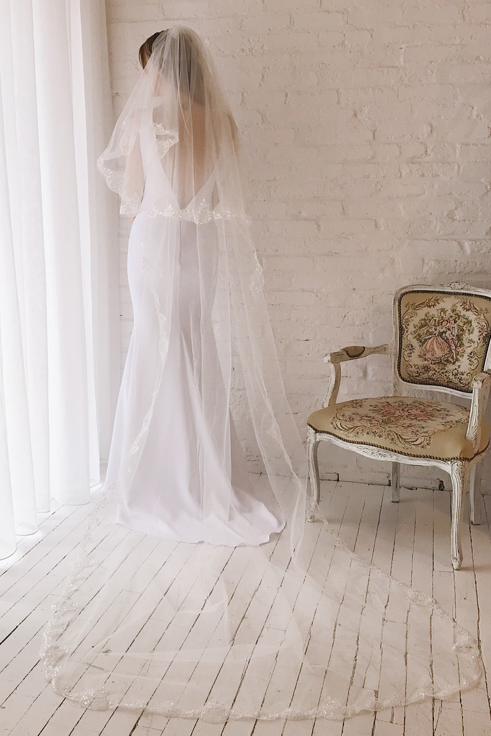 Galéopsis | White Wedding Veil