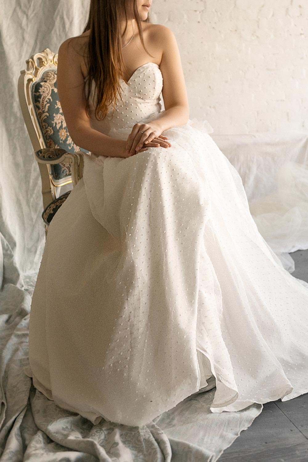 Shanley White | Bustier Maxi Dress