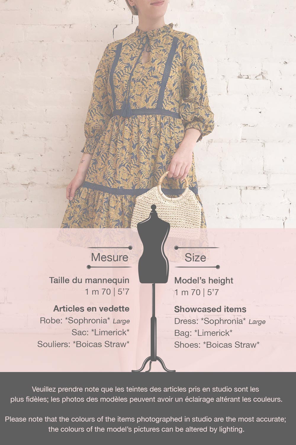 Sophronia Yellow & Blue Summer Short Dress | Boutique 1861 template