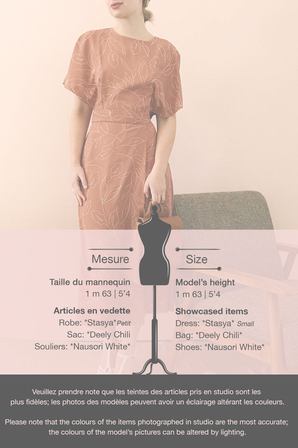 Stasya Rust Orange Faux Wrap Maxi Dress | La petite garçonne template