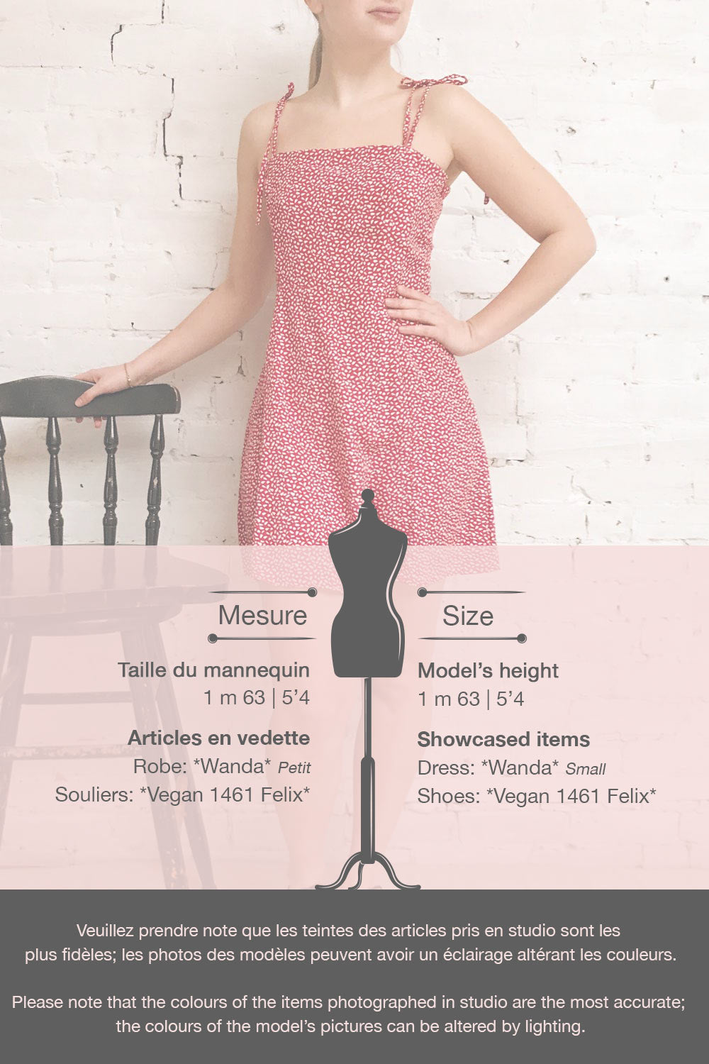 Wanda Red & White Short A-Line Dress | La petite garçonne template