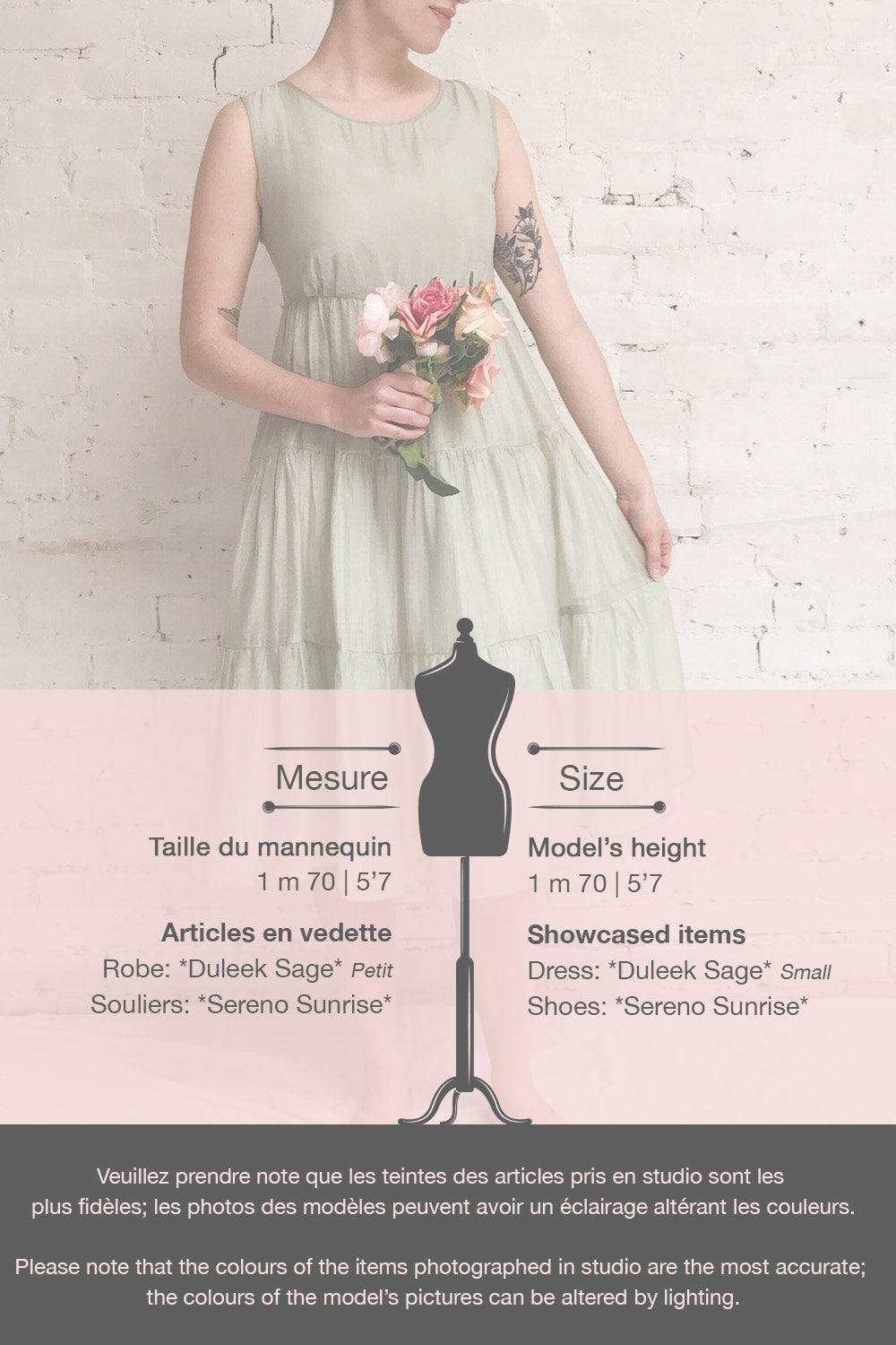 Duleek Sage Green A-Line Midi Dress | La petite garçonne template