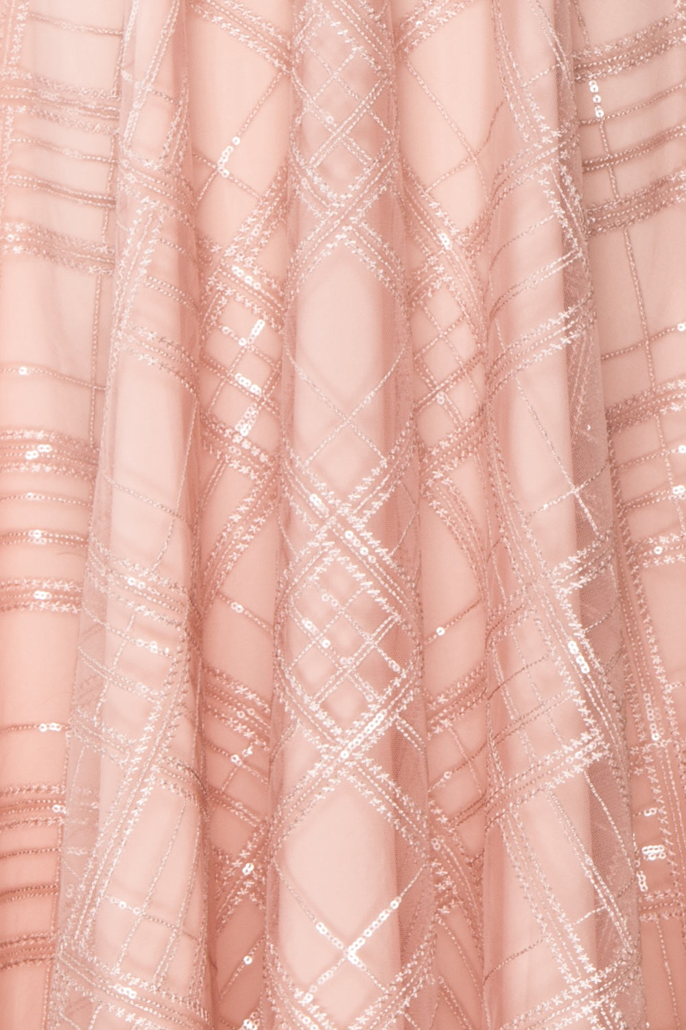 Elaina Baby Pink Sequin A-Line Dress | Boutique 1861 8