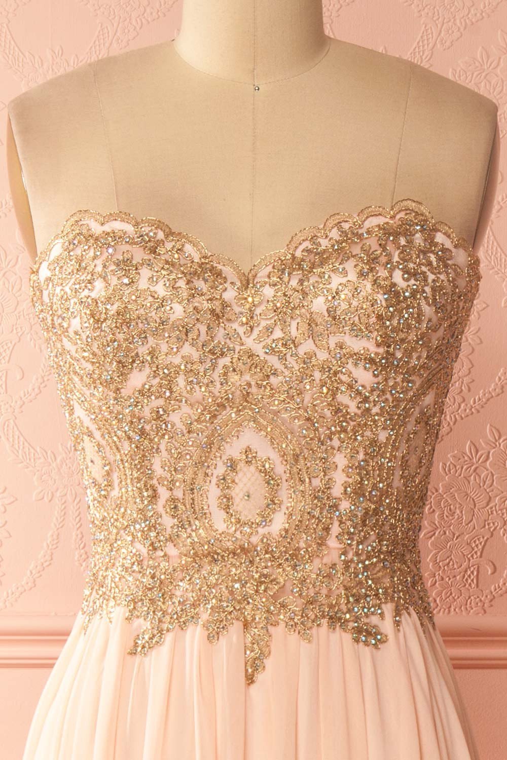 Emorina Douceur Crystals Bodice Pink Ball Gown | Boutique 1861