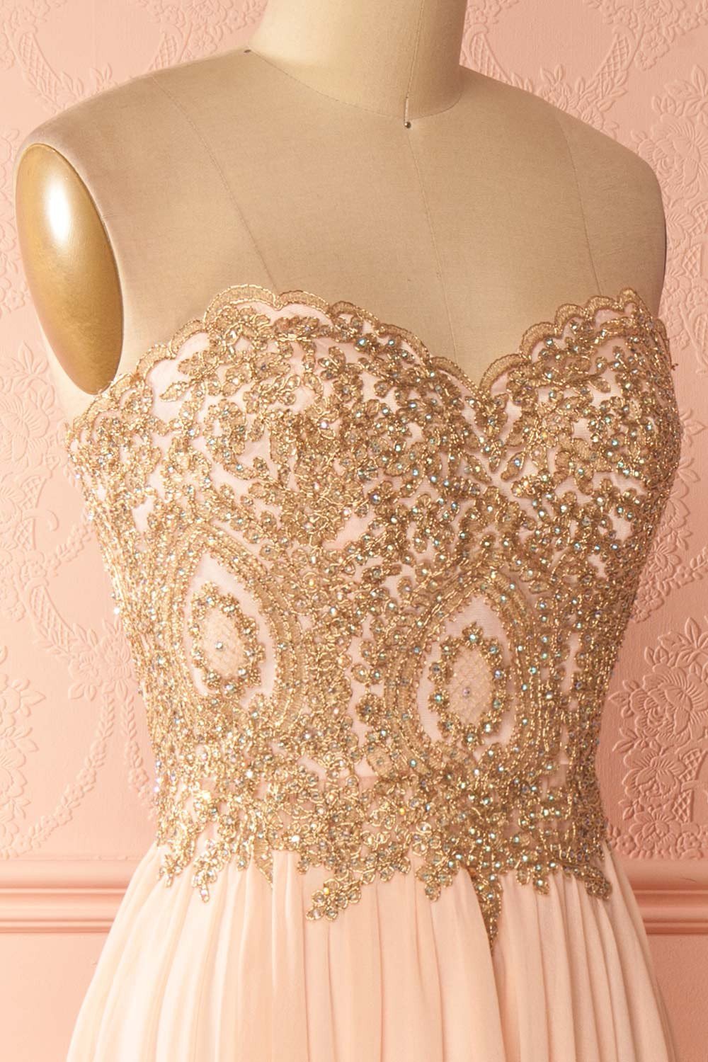 Emorina Douceur Crystals Bodice Pink Ball Gown | Boutique 1861