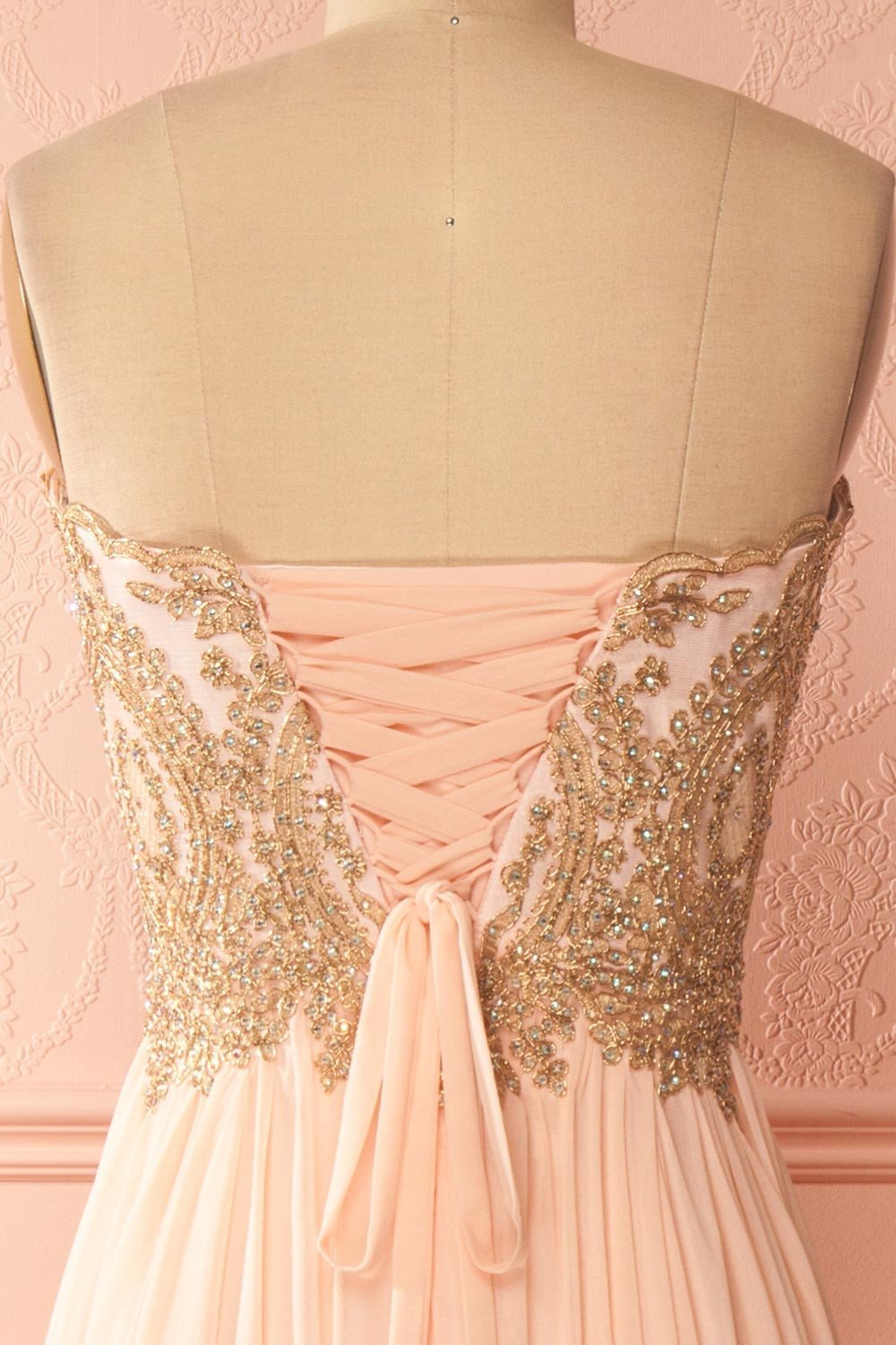 Emorina Douceur Crystals Bodice Pink Ball Gown | Boutique 1861
