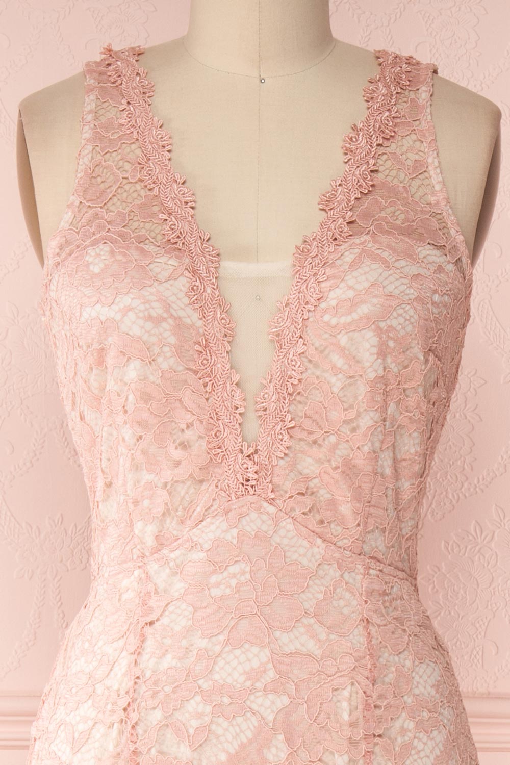 Eranka Rose | Pink Lace Gown