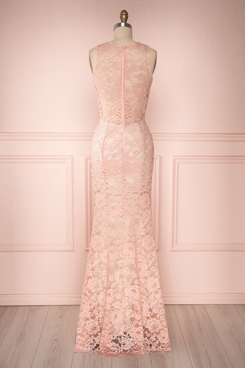 Eranka Rose | Pink Lace Gown