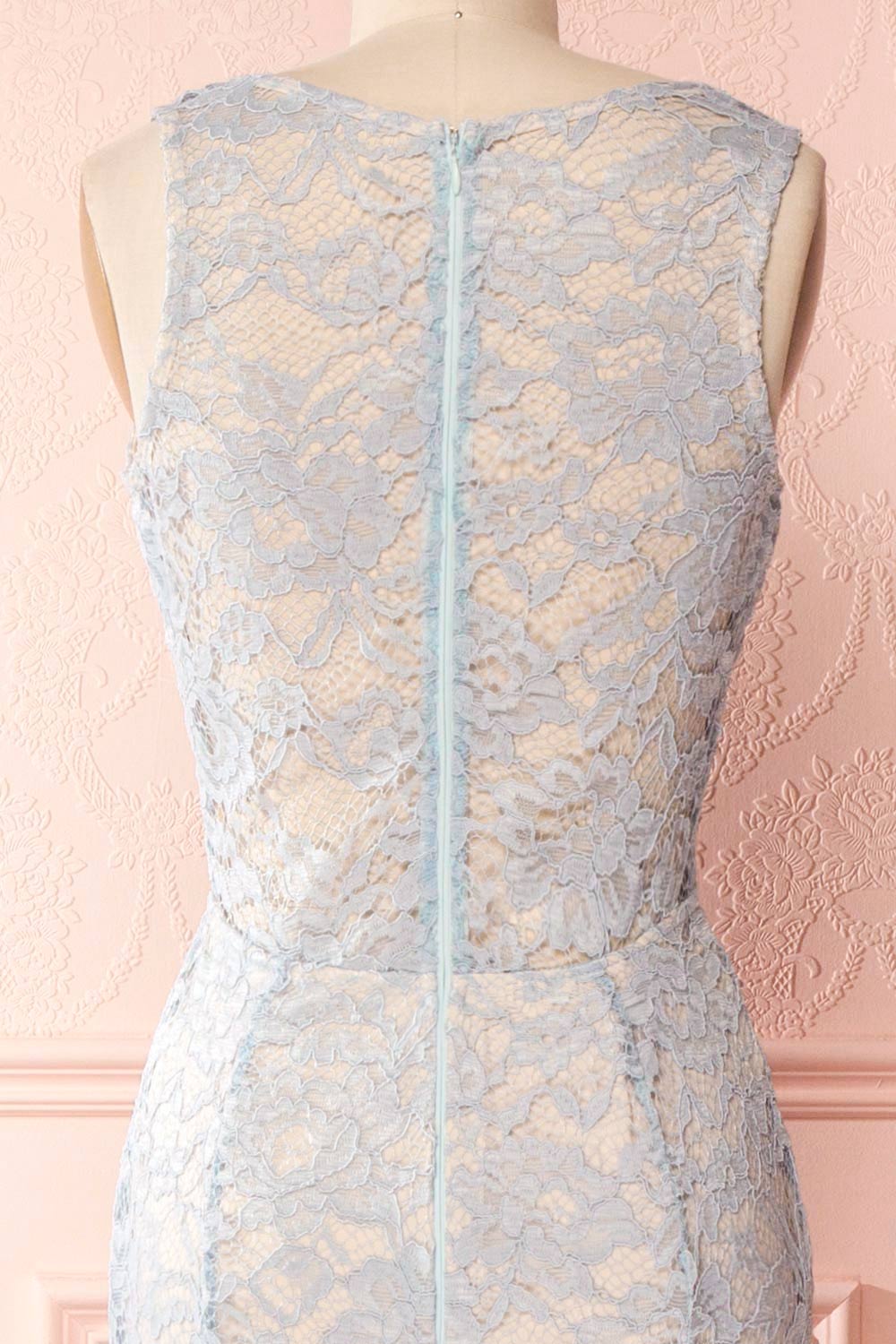Eranka Light Blue Lace Mermaid Gown | Boudoir 1861
