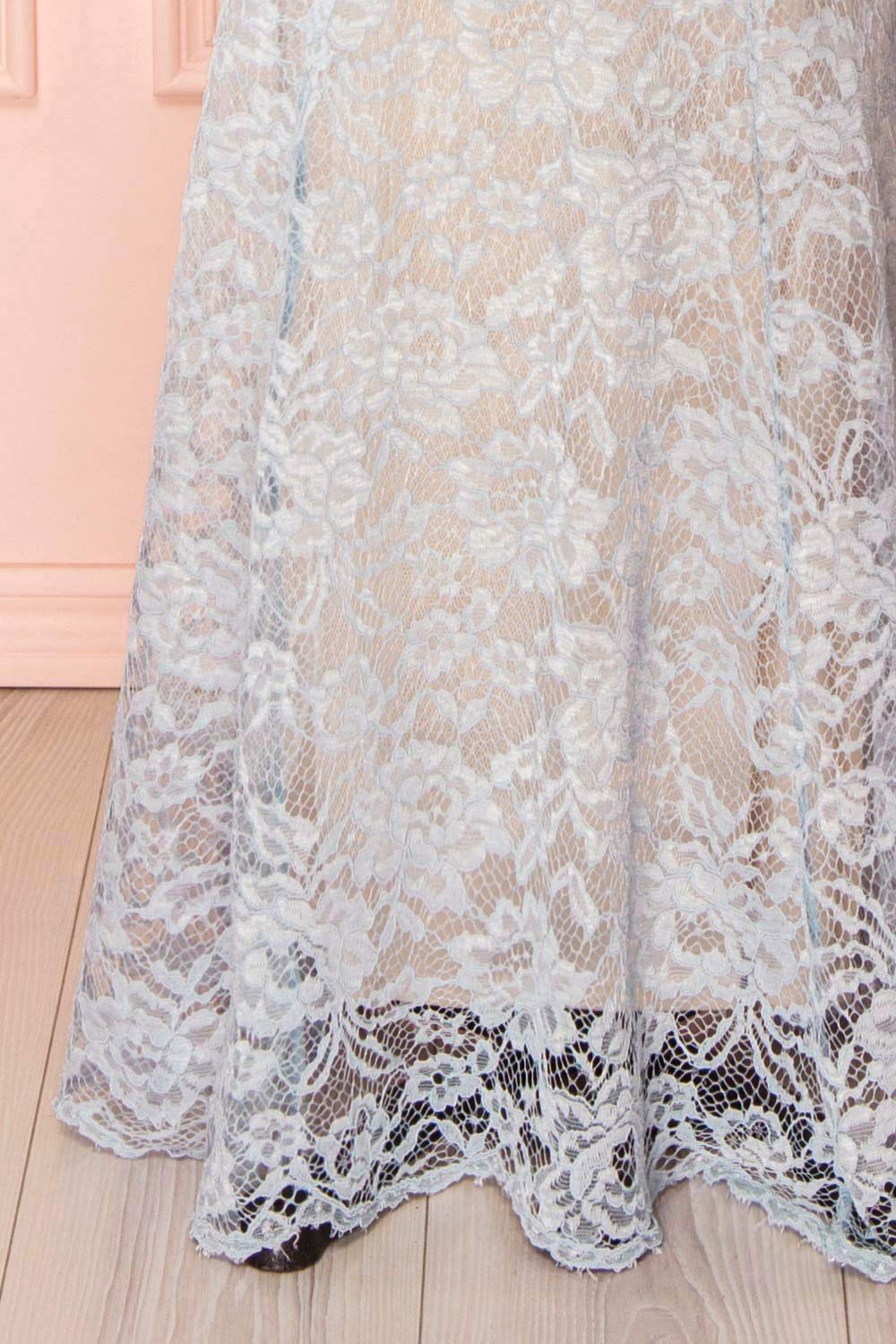 Eranka Light Blue Lace Mermaid Gown | Boudoir 1861