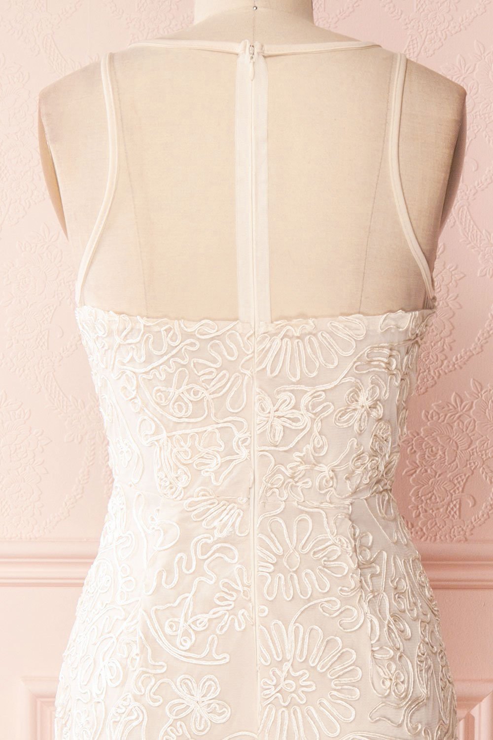 Etita Cream Embroidered Mermaid Gown | Boudoir 1861