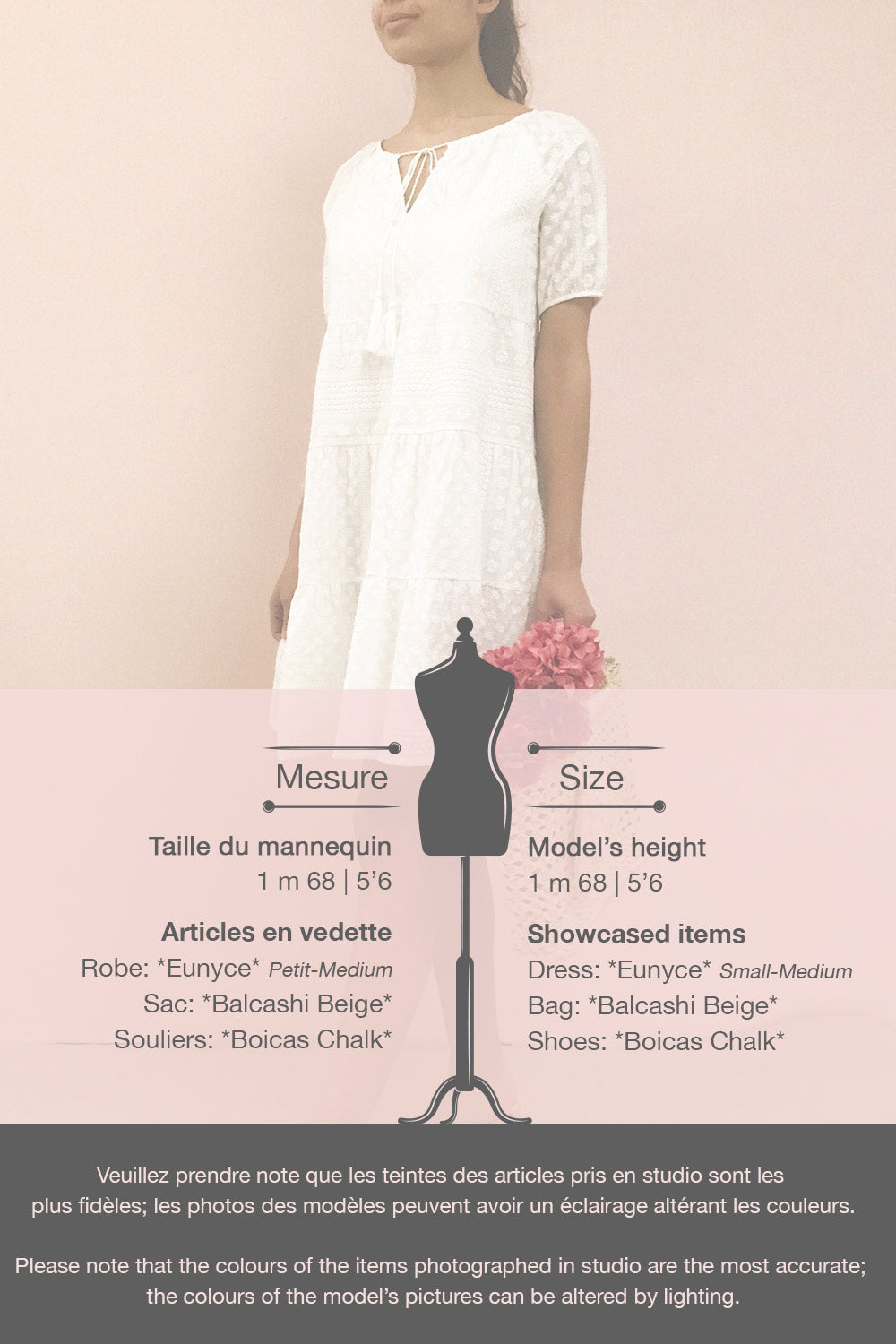 Eunyce White A-Line Dress w/ Embroidery | Boutique 1861 template