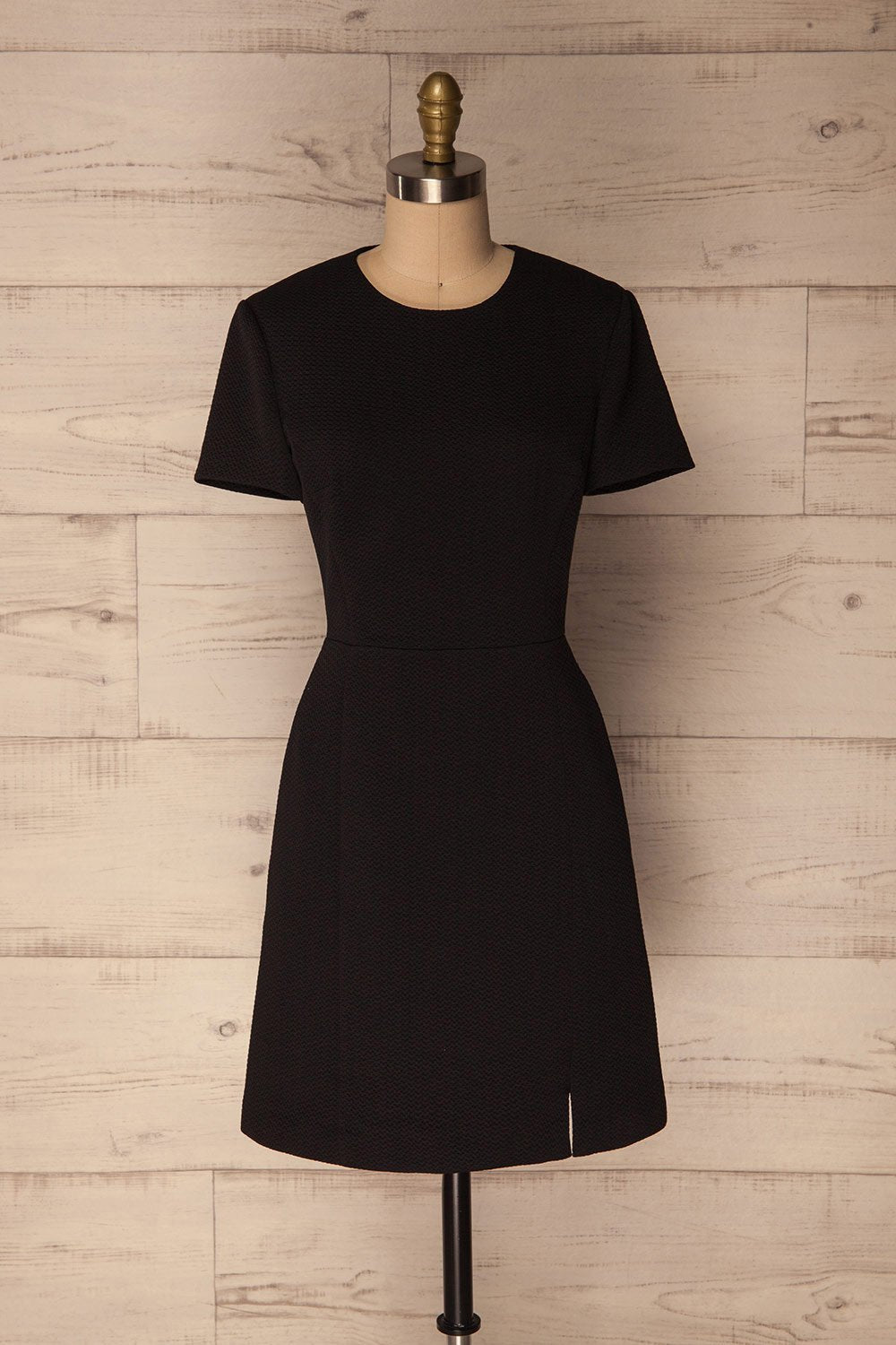 Evergem Black A-Line Cocktail Dress | La Petite Garçonne