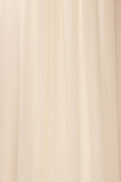 Ezechielle | Ivory Shimmering Maxi Dress