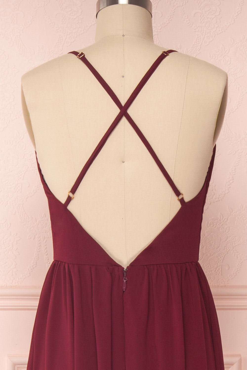 Ezreal Vin | Robe Maxi Broderies Fleuries