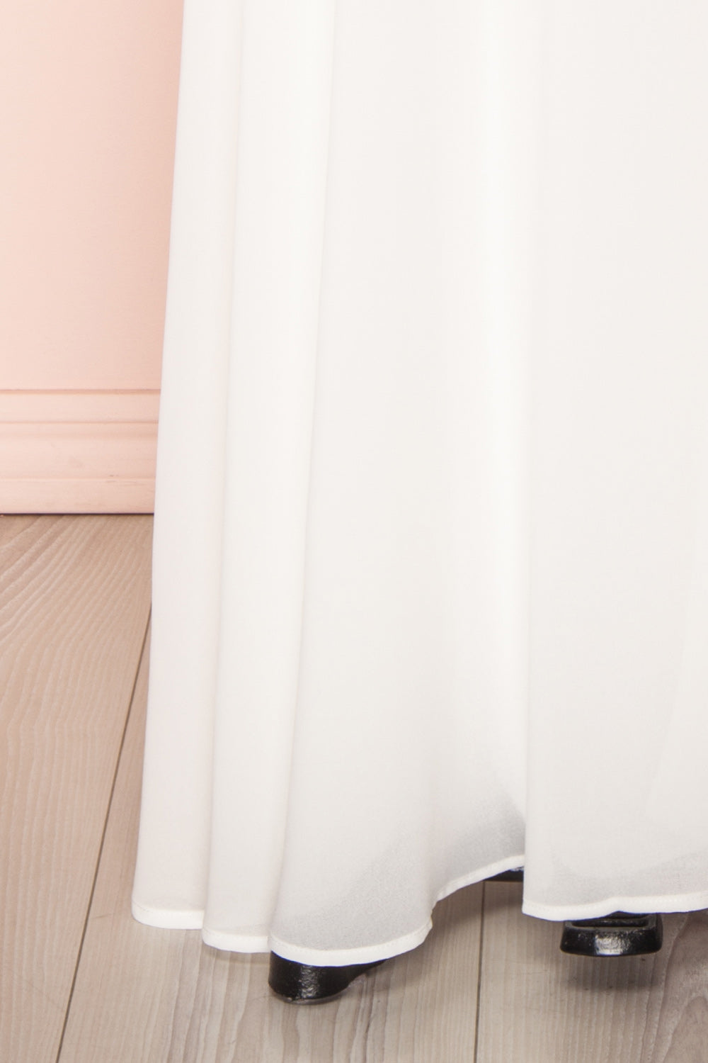 Fabia Ivory White Lace & Chiffon Bridesmaid Dress | Boudoir 1861