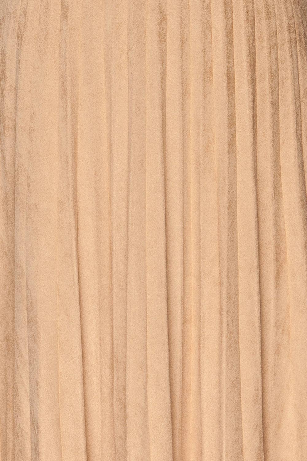 Fagerhaug Beige Pleated Midi Skirt | La petite garçonne fabric