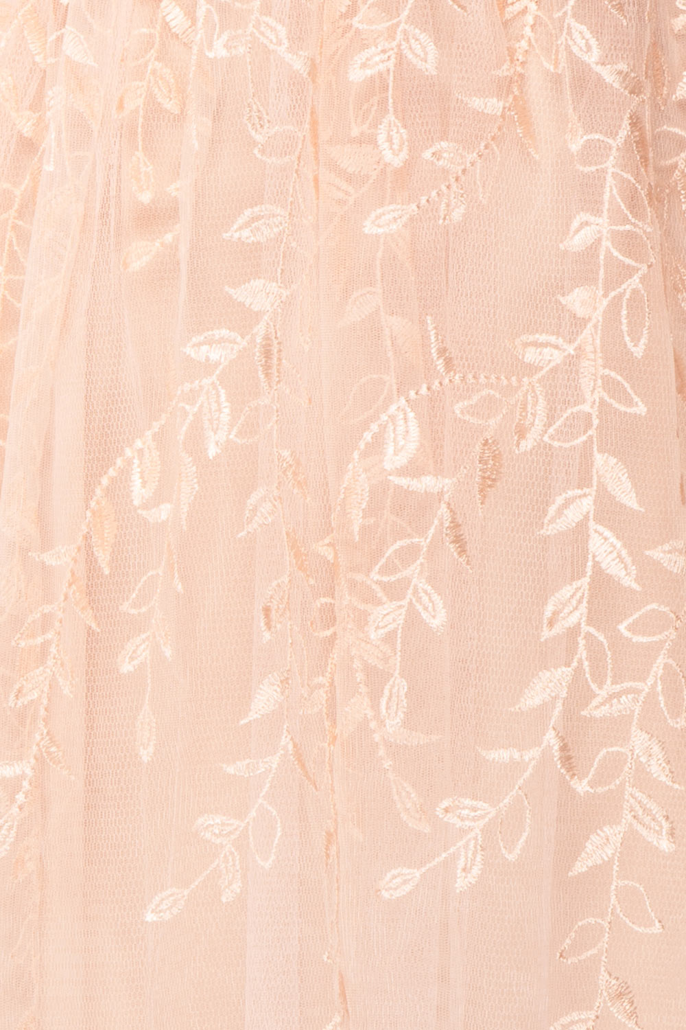 Fanely Blush | Pink Embroidered Dress