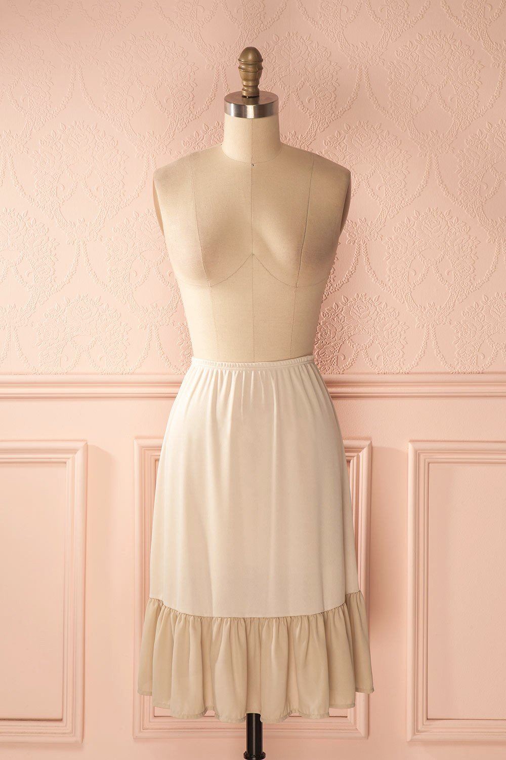 Felicita Light - Cream ruffled hem petticoat