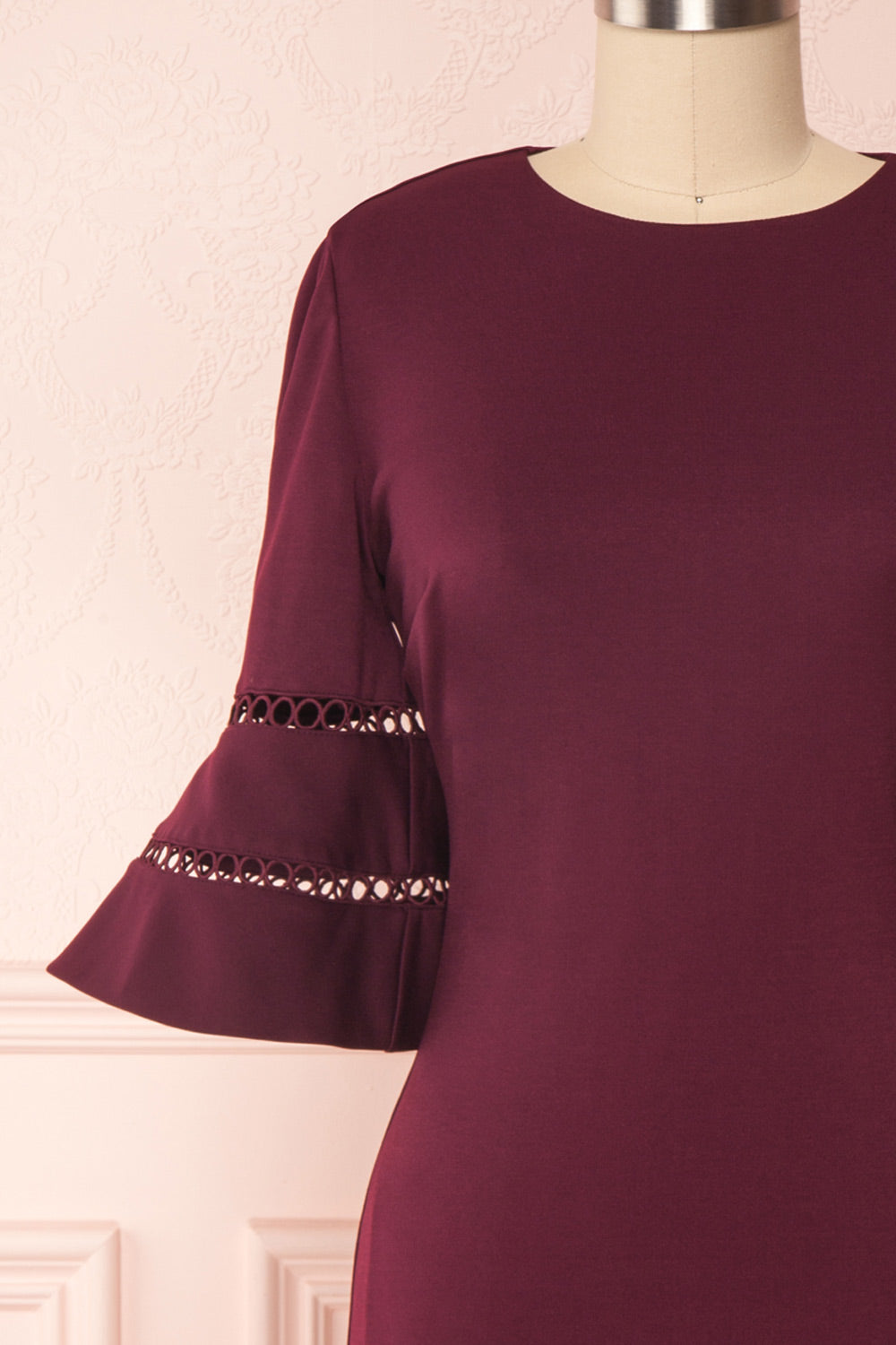 Byzcyna Beige & Black Plaid Pants | FRONT CLOSE UP | La Petite Garçonne