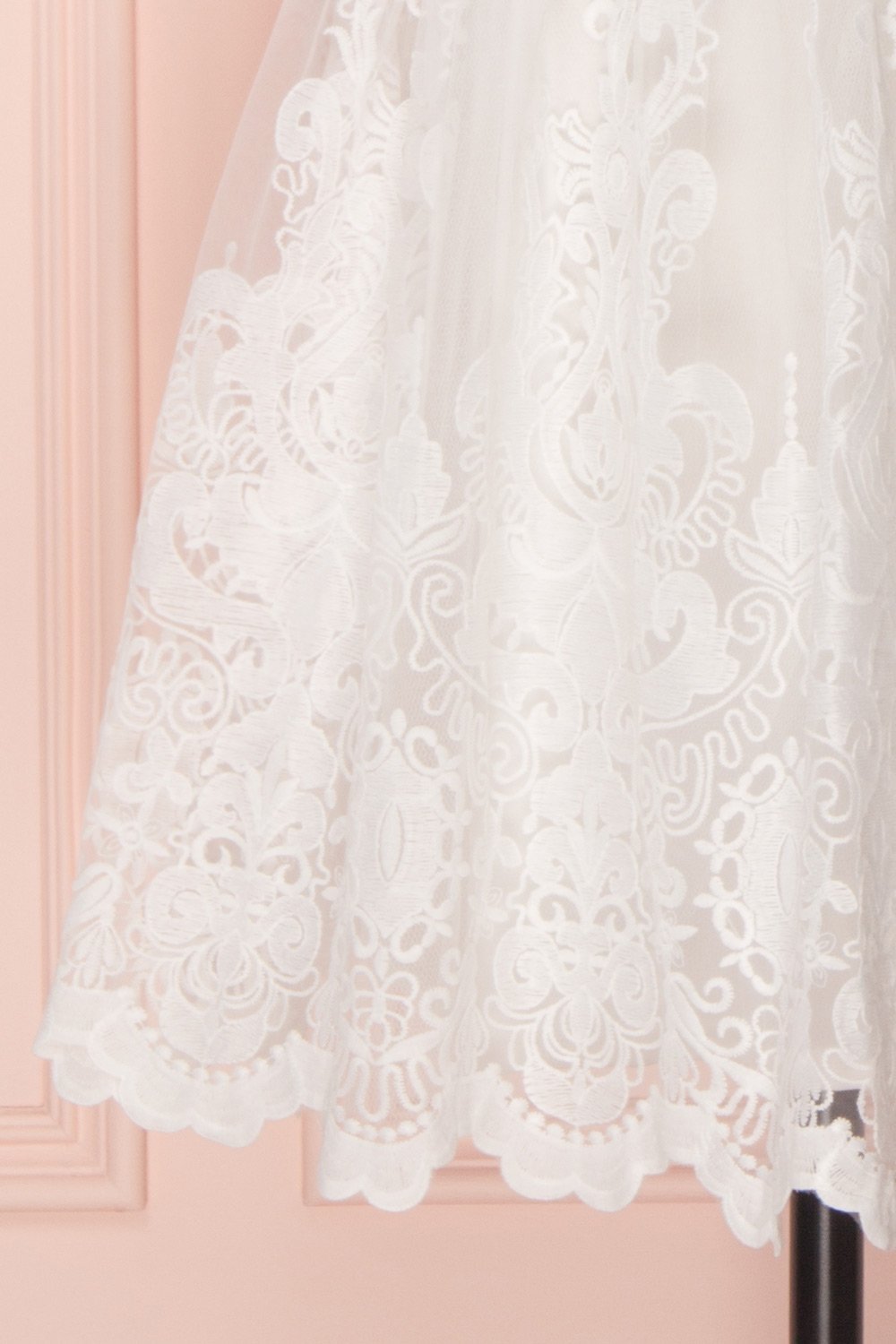 Fodla Blanc | Robe de Tulle et Dentelle