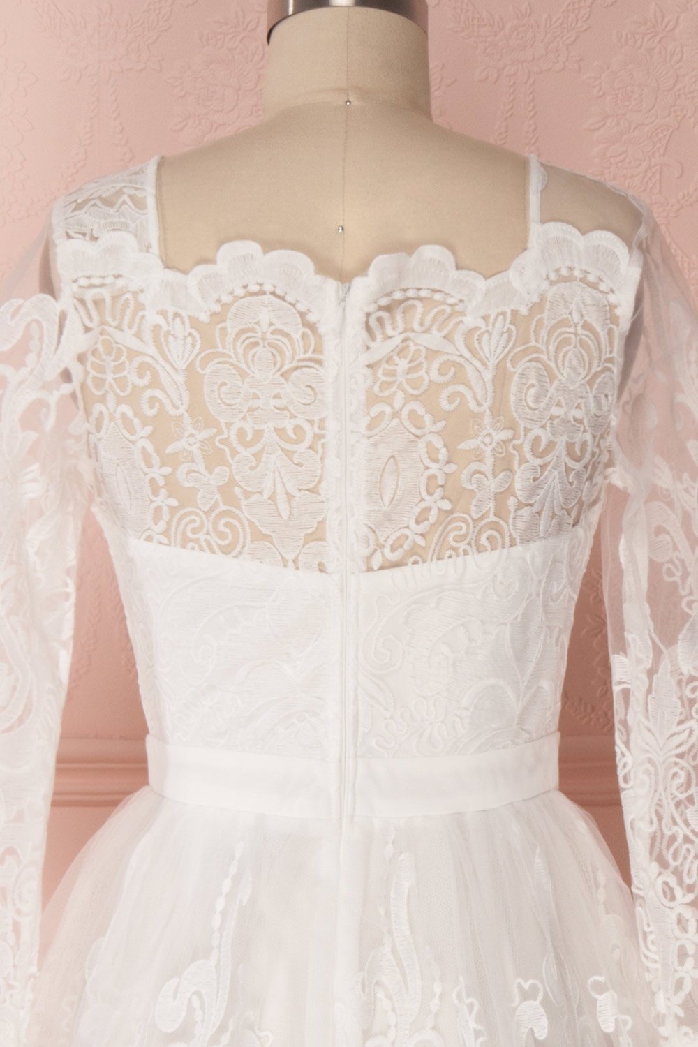 Fodla Blanc | Robe de Tulle et Dentelle