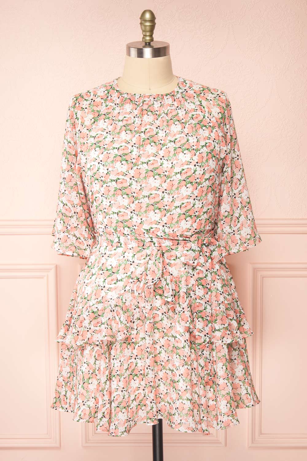 Ellin Short Floral Dress | Boutique 1861 front plus