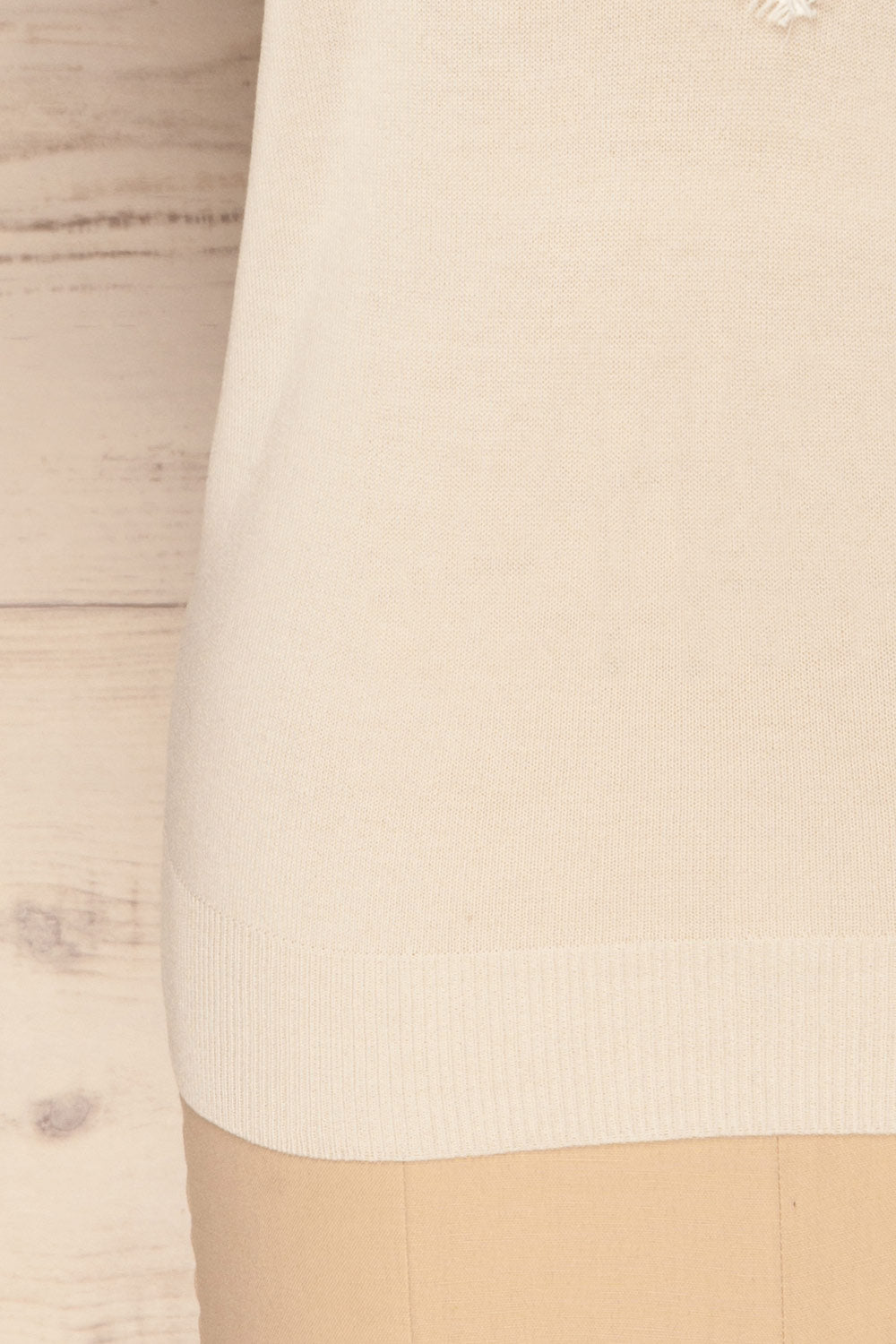 Gialova White Polo Shirt with Lace | La Petite Garçonne 8