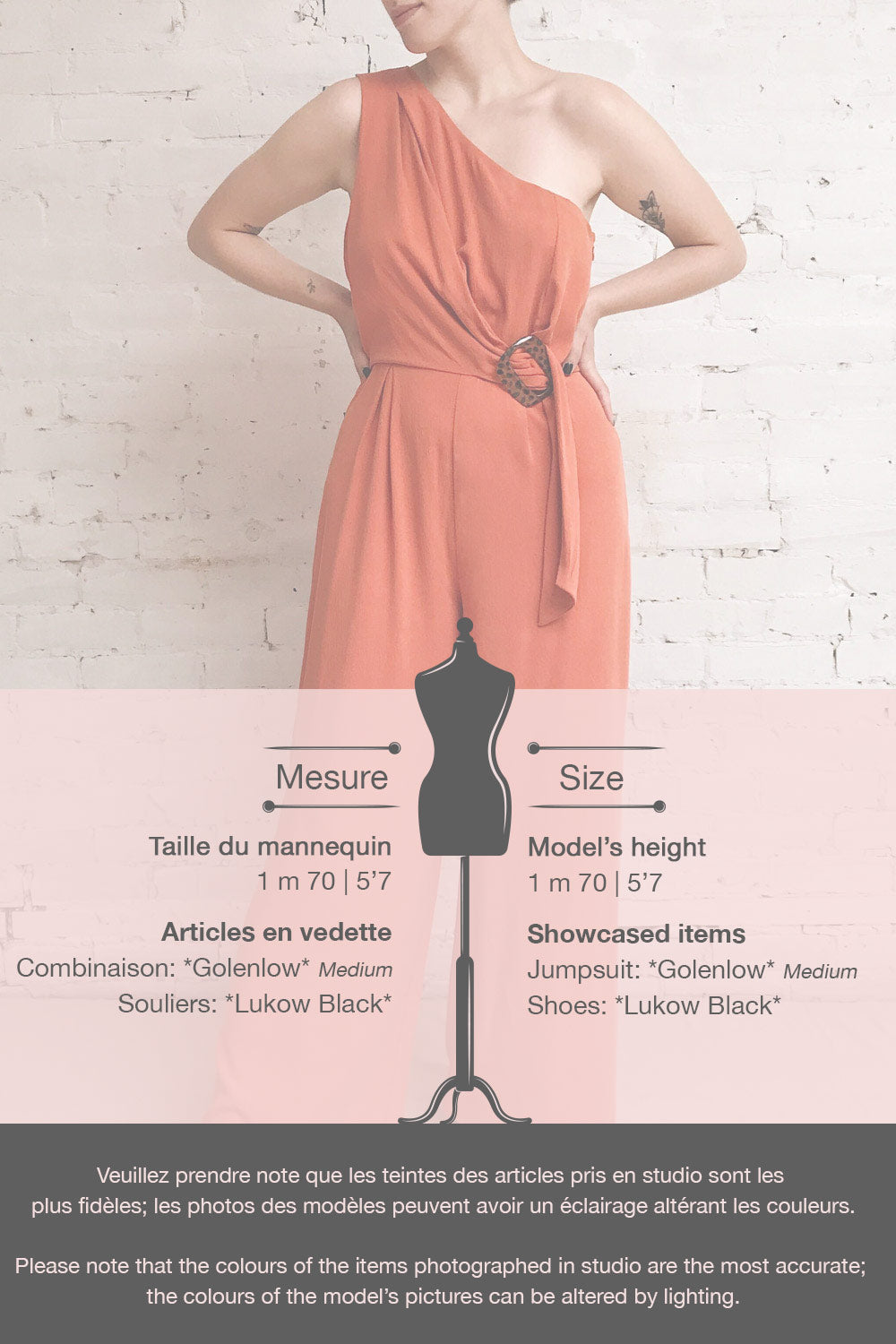 Golenlow Orange Wide Leg Jumpsuit | La petite garçonne template